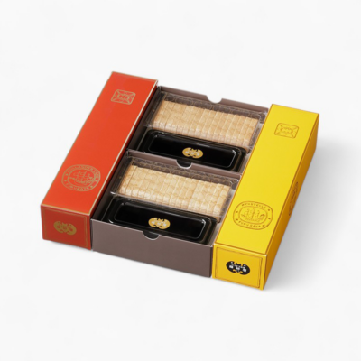 詰め合わせ カステラ・オランダケーキ小切れ0.6号各1本 / 手づくり最中8ヶ入2箱