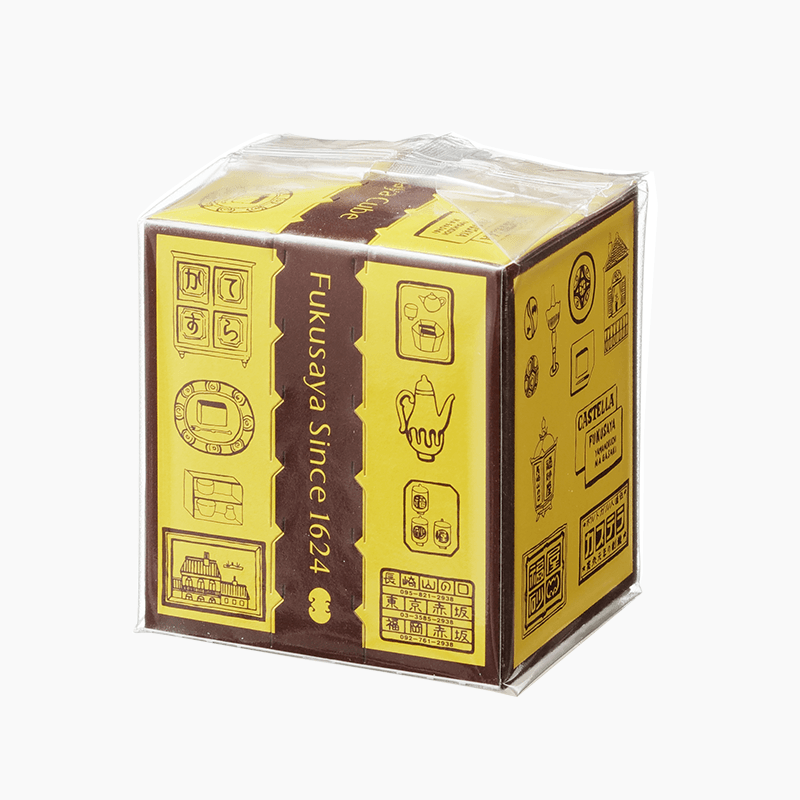 新品レア５枚set⭐️box付き⭐️未開封折り鶴&旧だるま⭐️福砂屋カステラ　スイカ フクサヤ 涼やか金魚キューブ ギフトセット 3個入 | 期間限定