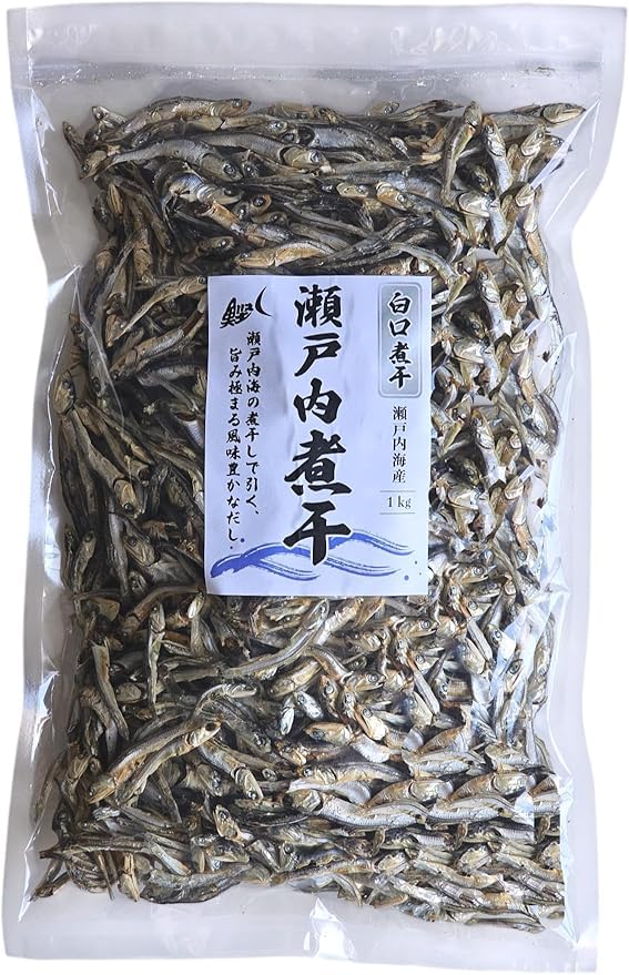 瀬戸内煮干し 1kg 小中羽（5cm～8cm） ( 酸化防止剤 無添加
