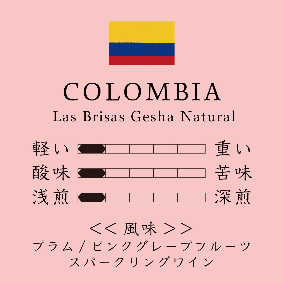 Colombia Las Brisas Gesha Natural