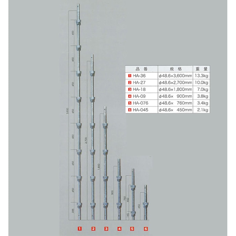 支柱2700　HA-27