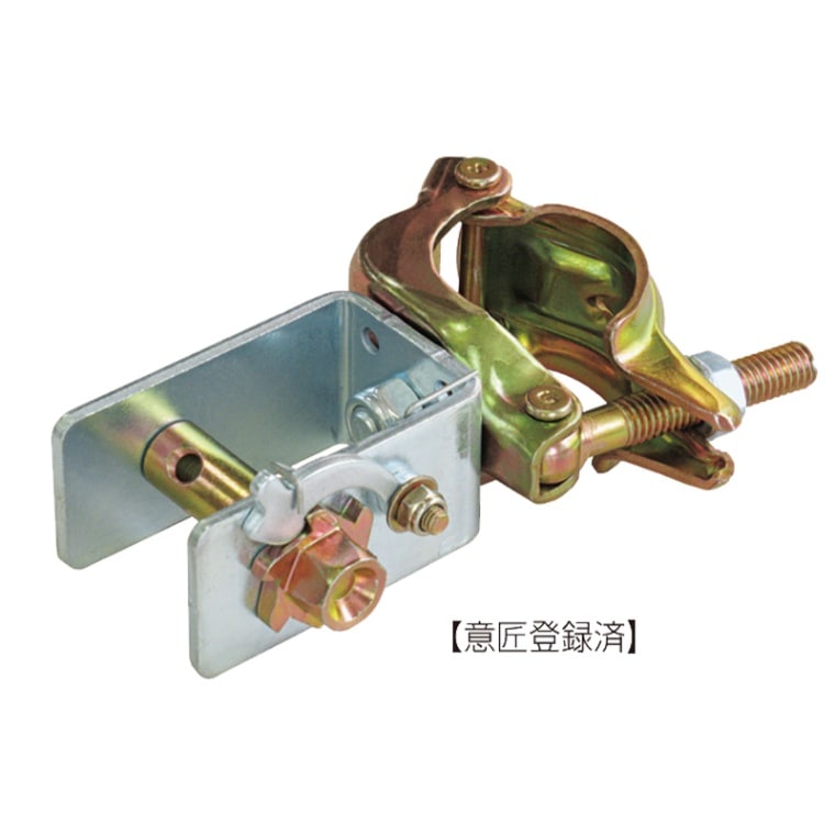 テンションクランプ 20個/箱 Φ48.6・Φ42.7兼用 電気メッキ仕様 作物 果樹棚 農具 ネット張り等のワイヤー引っかけに マルサ [送料無料]