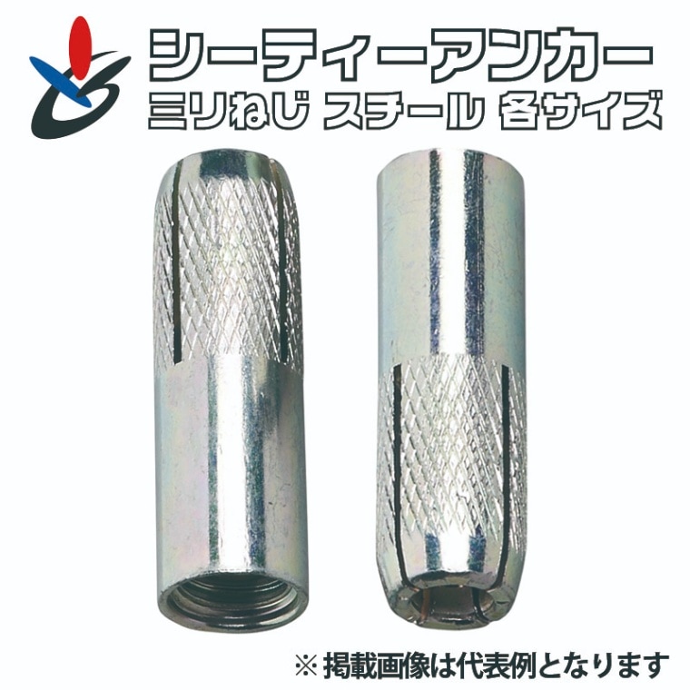シーティーアンカー CTタイプ スチール ミリねじ 6サイズ展開 サンコーテクノ [送料無料]