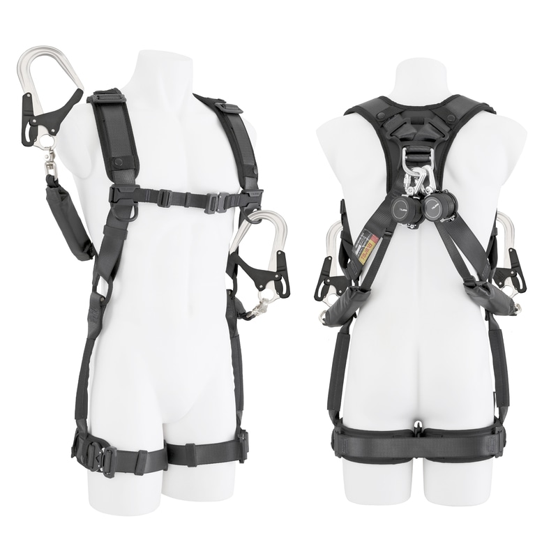 ハオルハーネスHA KR L8ダブルセット ブラック フリーサイズ A1HAKR-WL8BK TAJIMA ［送料無料］