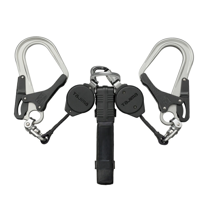 ハーネス用VRロックリールL8ダブル A1VR150L-WL8 巻取式ロック装置あり ダブルランヤード TAJIMA ［送料無料］