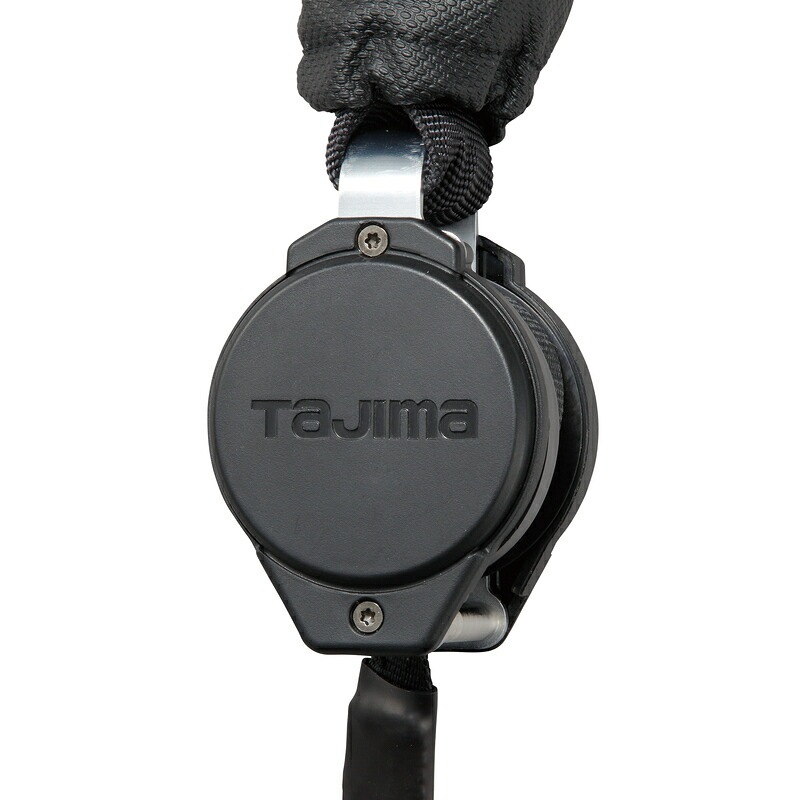 兼用VRロックリールL8シングル 大重量者用130kg A4VR150L-L8 巻取式ロック装置あり シングル TAJIMA ［送料無料］