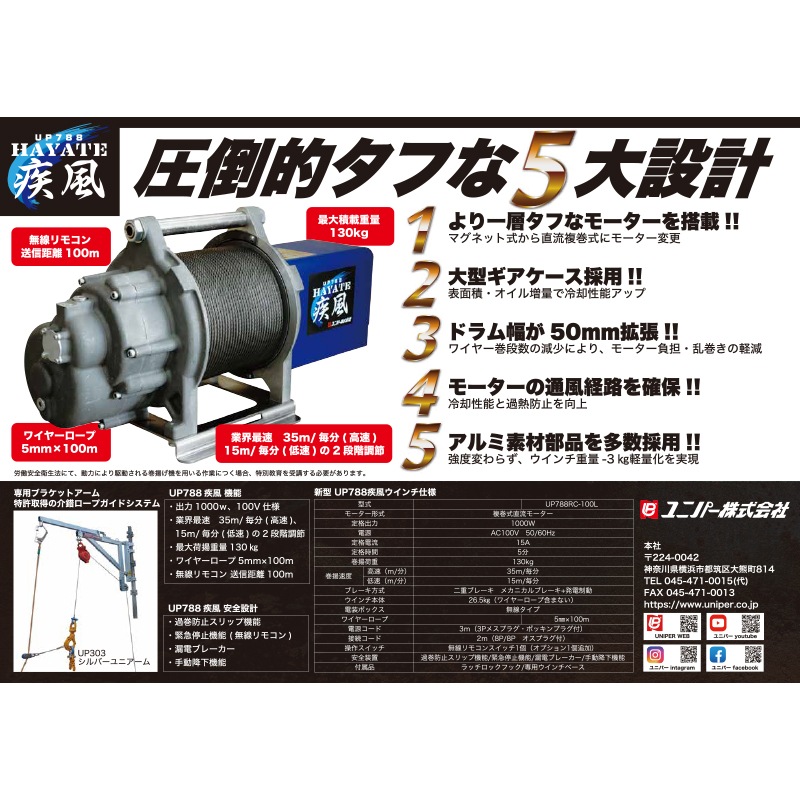 ­쥦 ® ̵ (Ϥ)UP788RC-100Lϥ磻䡼100m