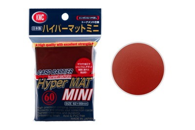 KMC カードバリアー ハイパーマットミニ レッド | サプライ商品