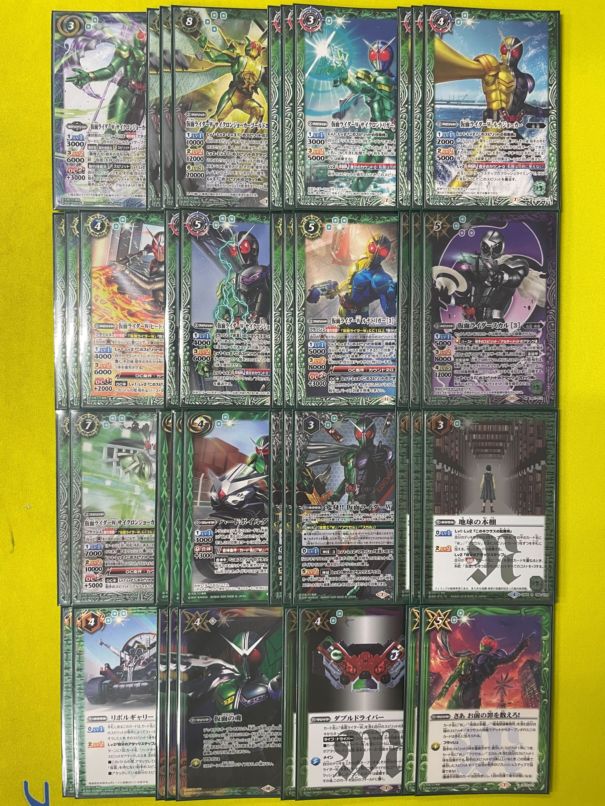 匿名・即日発送　引退品　バトスピ　仮面ライダーwデッキパーツ　66枚 000000043500_5fxinS1.jpg