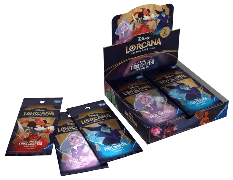 シュリンク付　ロルカナ　ブースターパック 物語のはじまり 日本語版　 5BOX ディズニー・ロルカナ・TCG 日本語版 ブースターパック THE