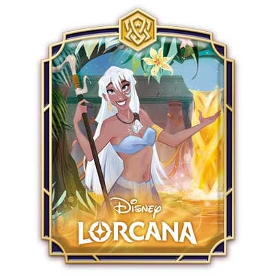 ディズニー・ロルカナ・TCG 日本語版 公式ピンバッジ ｢キーダ