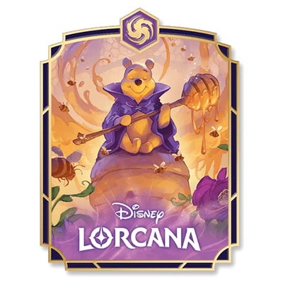 ディズニー・ロルカナ・TCG 日本語版 公式ピンバッジ 「くまのプーさん