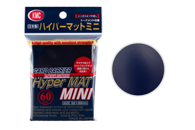 KMC カードバリアー ハイパーマットミニ ブルー | スリーブ