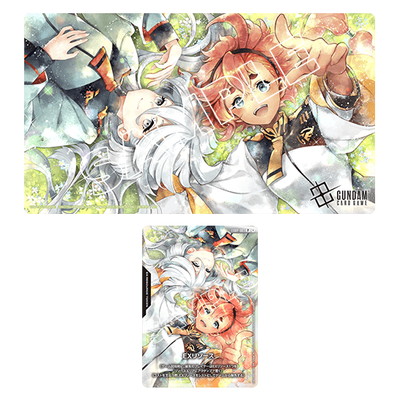 GCG ガンダムカードゲーム スレッタ＆ミオリネ　プロモ&プレイマットセットte 宅配便のみ】オフィシャルプレイマット＆カードセット スレッタ