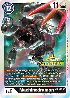 海外版】【パラレル】BT2-066 ムゲンドラモン SR【ONLINE