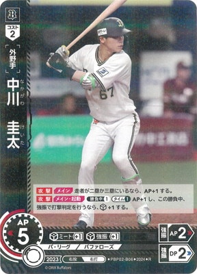 PBP02-B06 中川 圭太 R | パ・リーグ ブースターパック 2024 Vol