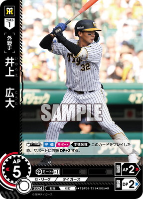 TBP01-T21 井上 広大 R | 球団ブースター 阪神タイガース「猛虎の雄姿