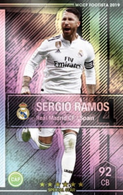 ランクアップ済み】【F19-2 025-R】セルヒオ・ラモス ☆6 SS | WCCF