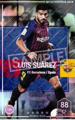 FOOTISTA WORLDSTAR ルイス・スアレス 登録解除済み F19 EX  WCCF FOOTISTA スアレス WCCF 2016-2017 WBE ルイス・スアレス