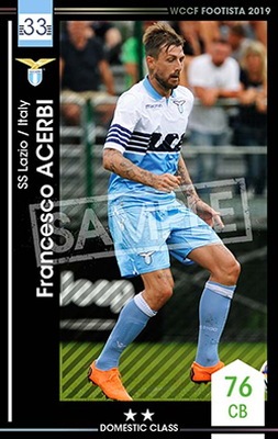 F19-EX】フランチェスコ・アチェルビ ☆2 DC | WCCF FOOTISTA,WCCF