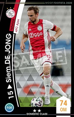 F20-EX】シーム・デ・ヨング ☆2 DC | WCCF FOOTISTA,WCCF FOOTISTA