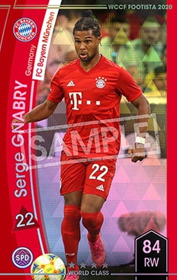 F20-EX】セルジュ・ニャブリ ☆4 WC | WCCF FOOTISTA,WCCF FOOTISTA