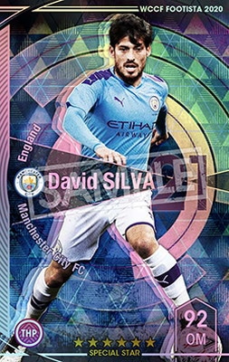 wccf EX ダビド・シルバ ランクアップ済み】【F20-EX-R】ダビド・シルバ ☆6 SS | WCCF