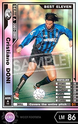 FOOTISTA 変換済み】 【01-02 AE05】クリスティアーノ・ドニ | WCCF