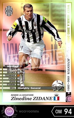 【PSA8】 WCCF ジネディーヌ・ジダン PSA8 WCCF LE ジネディーヌ・ジダン