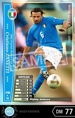 FOOTISTA 変換済み】 ☆【02-03 IT08】クリスティアーノ・ザネッティ