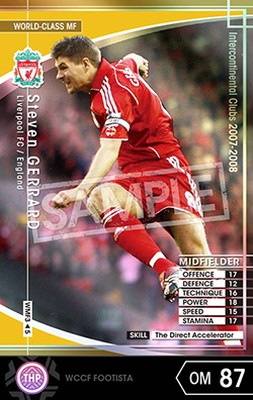 英語版　wccf  0506  steven GERRARD ジェラード　英語版 英語版wccf 0506 steven GERRARD ジェラード英語版