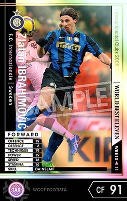 FOOTISTA 変換済み】 【08-09 WBE10】ズラタン・イブラヒモビッチ