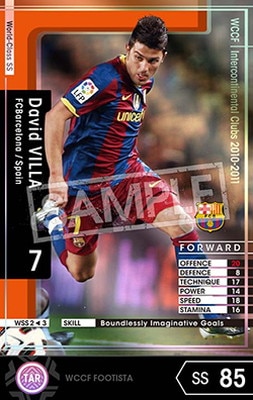 WCCF ダビド・ビジャ FOOTISTA 変換済み】☆【10-11 WSS2】ダビド・ビジャ | WCCF FOOTISTA