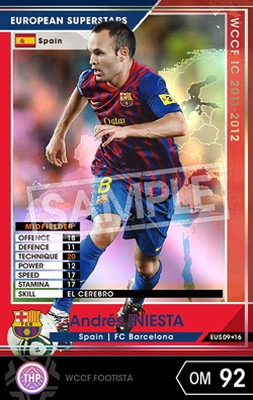 FOOTISTA 変換済み】☆【11-12 EUS09】アンドレス・イニエスタ