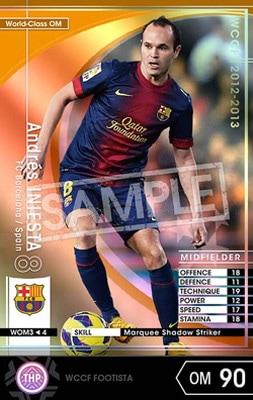 FOOTISTA 変換済み】☆【12-13 WOM3】アンドレス・イニエスタ | WCCF