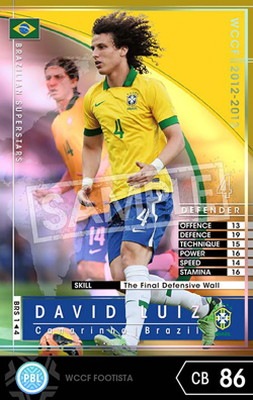 FOOTISTA 変換済み】☆【12-13 2.0ver BRS1】ダビド・ルイス | WCCF