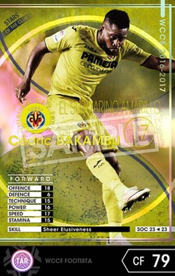 FOOTISTA 変換済み】【16-17 Ver.2.0 SOC 23】セドリック・バカンプ