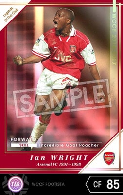 wccf LEOC イアン・ライト FOOTISTA 変換済み】☆【16-17 Ver.3.0 LEOC】イアン・ライト | WCCF