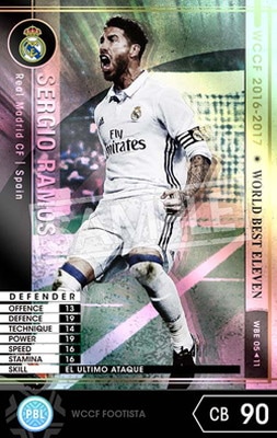 FOOTISTA 変換済み】☆【16-17 Ver.3.0 WBE 05】セルヒオ・ラモス