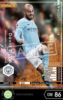 wccf EX ダビド・シルバ FOOTISTA 変換済み】☆【17-18 WOM1】ダビド・シルバ | WCCF FOOTISTA