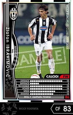 WCCF footista イブラヒモビッチ FOOTISTA 変換済み】【04-05 EXT】ズラタン・イブラヒモビッチ