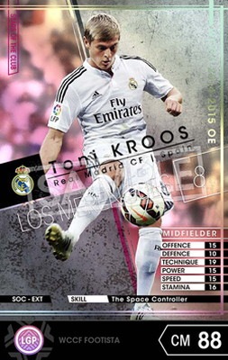 FOOTISTA 変換済み】☆【14-15 SOC-EXT】トニ・クロース | WCCF