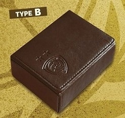 WCCF/キャンペーン第8弾/デッキケース/合皮仕様（茶色）【宅配便のみ