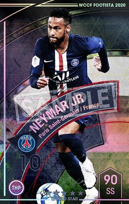 WCCF FOOTISTA 2019 ★5 ネイマール QRコード解除済 新品未使用 FOOTISTA 2019 ☆5 ネイマール 未登録 未使用 2025年最新wccf