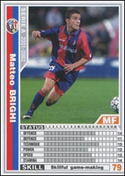 01-02 023】マッテオ・ブリーギ | WCCF,WCCF【通常弾】,WCCF/2001-2002