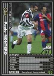 01-02 100】パオロ・モンテーロ | WCCF,WCCF【通常弾】,WCCF/2001-2002