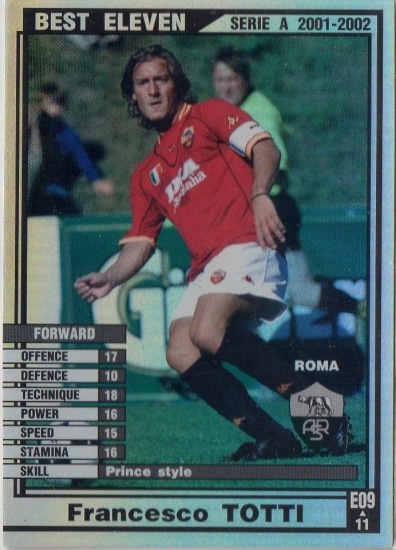 01-02 BE09】フランチェスコ・トッティ | WCCF,WCCF【通常弾】,WCCF