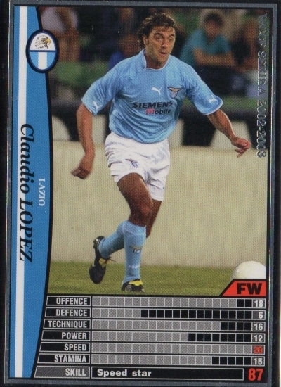 02-03 144】クラウディオ・ロペス | WCCF,WCCF【通常弾】,WCCF/2002