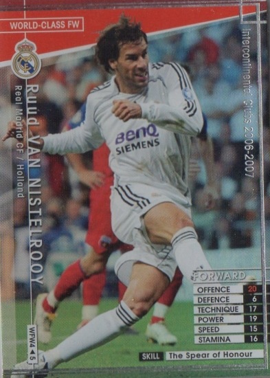 06-07 WFW4】ルート・ファン・ニステルローイ | WCCF,WCCF【通常弾