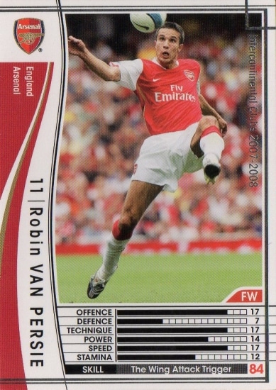 ファン・ペルシー 07-08 095】ロビン・ファン・ペルシー | WCCF,WCCF【通常弾】,WCCF